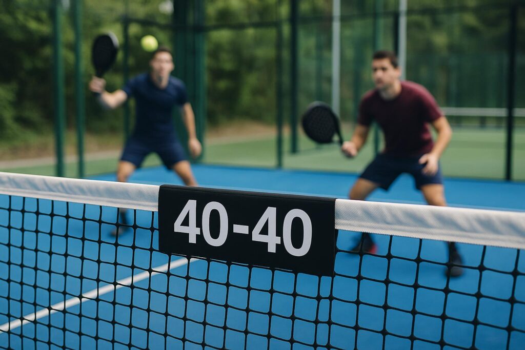 Wat is de 40/40-regel in padel? Golden Point uitgelegd